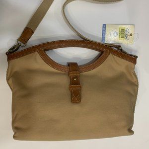 Fossil N.054 Tan Canvas Bag with Shoulder Straps